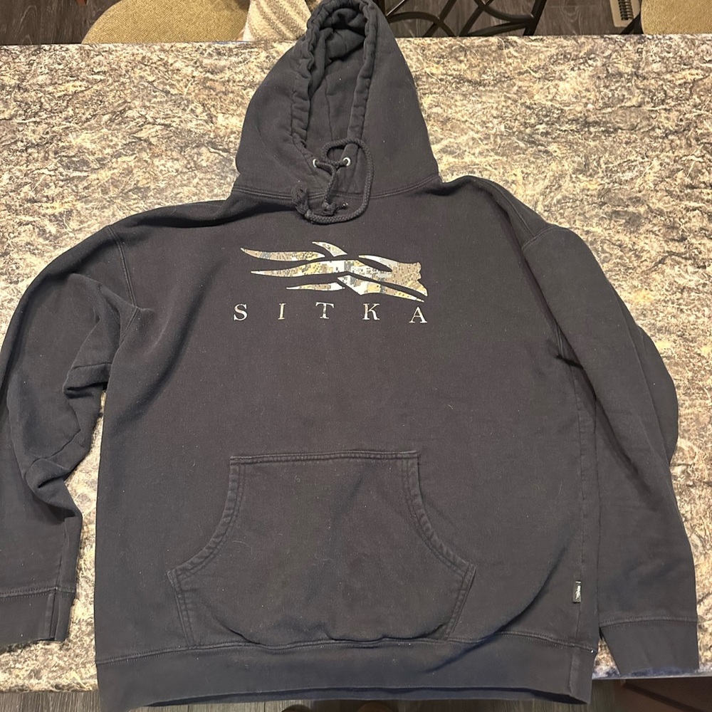 Sitka Black Hoodie for Men